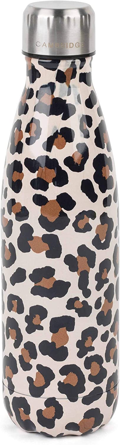 Cambridge CM06513 Watercolor leopard 500ml flask