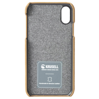 Krusell Broby Cover Apple iPhone XS Max cognac 