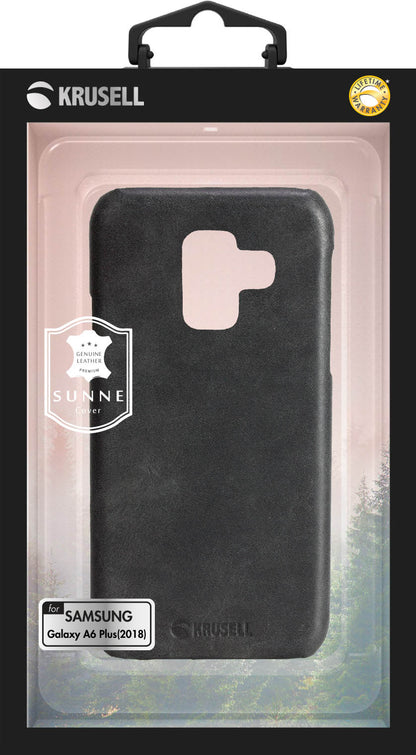 Cover for Samsung Galaxy A6+ (2018) in black 