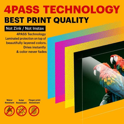 Premium photo printer Bluetooth, 10 sheets of paper - Kodak PD460