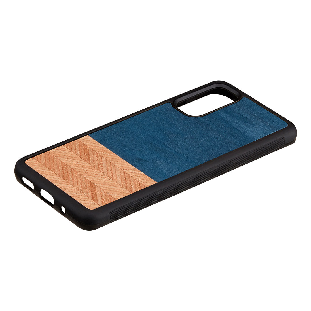 Samsung Galaxy S20 protective cover MAN&amp;WOOD, denim black