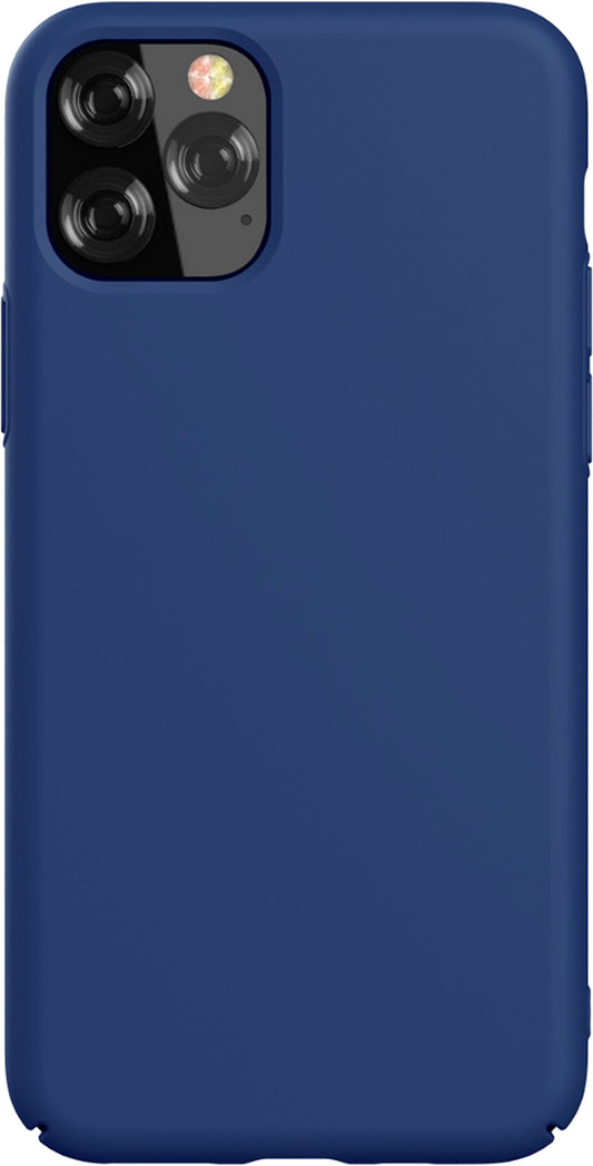 Silicone cover for iPhone 11 Pro Max in blue, Devia