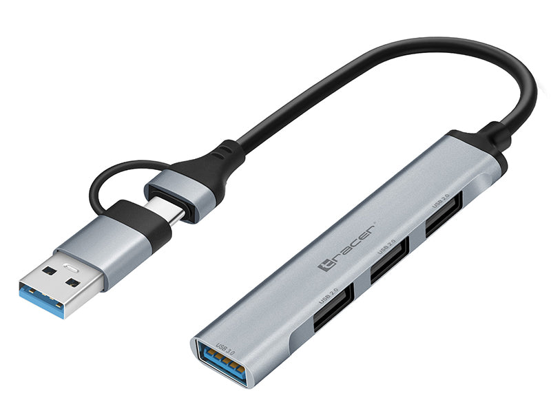 Universal USB-C Adapter with 4 Ports, Tracer 47499