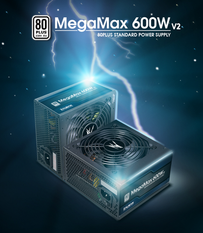 Zalman ZM600-TXII MegaMax600W V2.80+STD