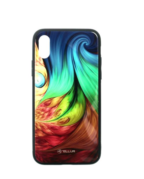 Viedtālruņa vāciņš ar spilgtajām krāsām iPhone XS - Tellur