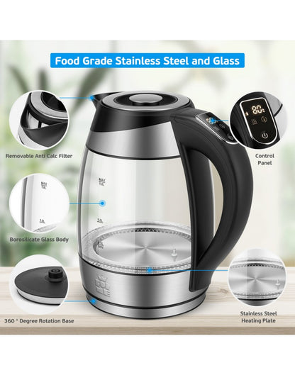 Digital kettle with LED display, ForMe FKG-438