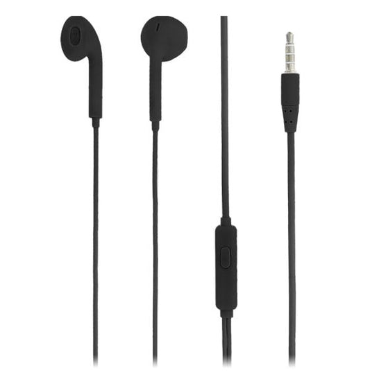 Fly In-Ear headphones with microphone, black, Tellur