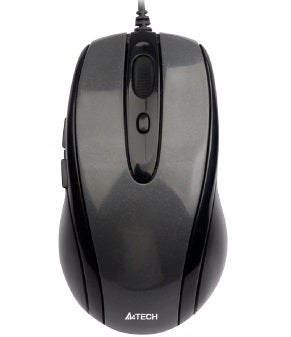 USB Office Mouse, Optical, 1600 DPI, Black - A4Tech V-Track N-708X