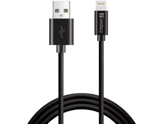 Sandberg 441-39 USB&gt;Lightning MFI 1m Black 