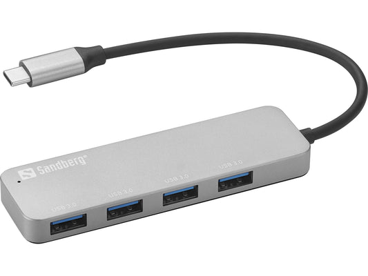 Sandberg 336-20 USB-C — 4 концентратора USB 3.0 SAVER