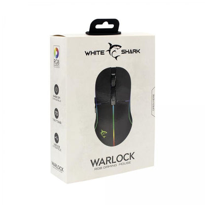 7D Optical Mouse with RGB Lighting - White Shark GM-5010 Warlock 