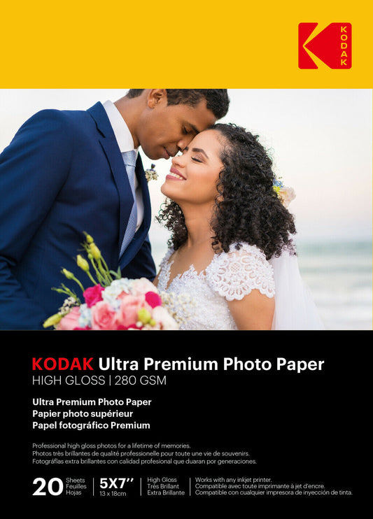 Kodak Ultra Prem Photo 280 г глянцевая 10,4 мил 5/7x20