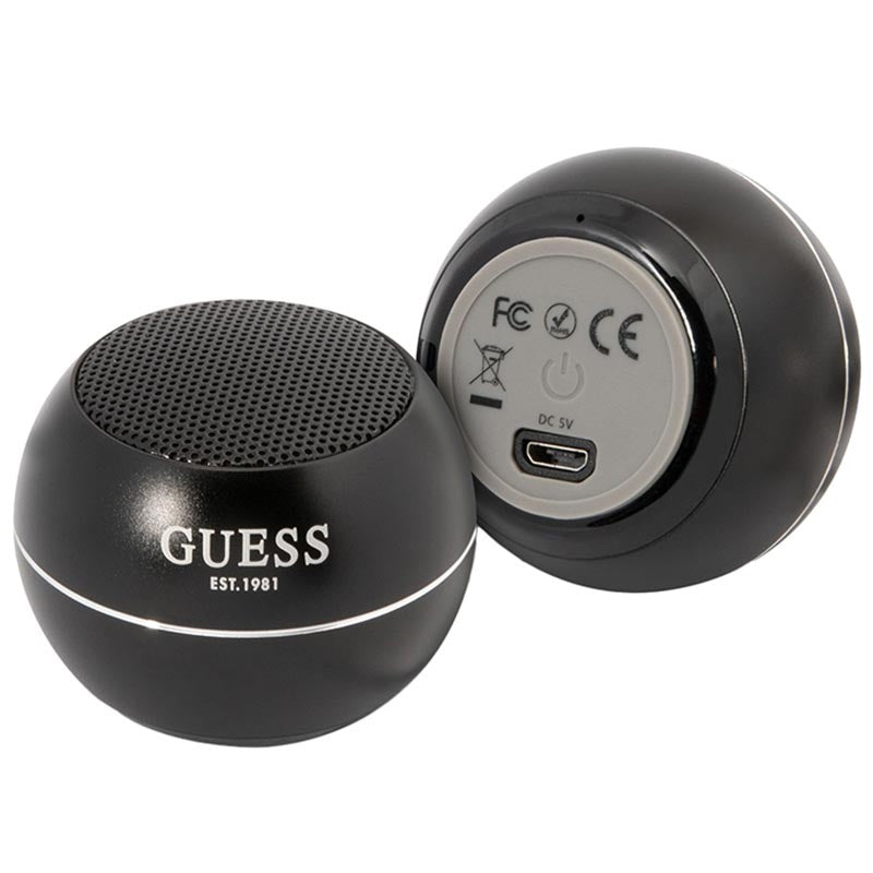 Guess Mini Bluetooth Speaker 3W 4H Black