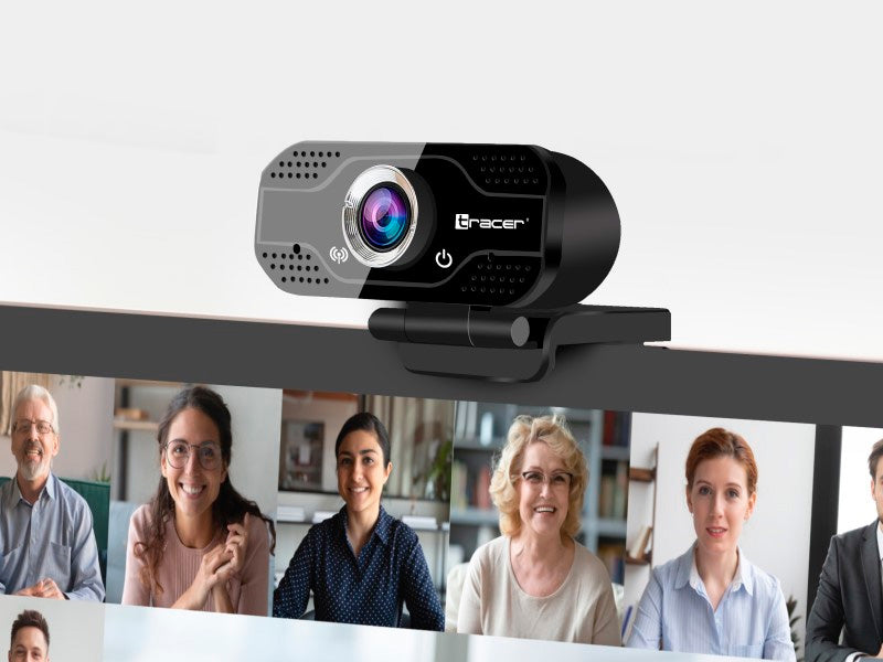 Full HD webcam with built-in microphone, Tracer WEB007, 1080p resolution, USB connection