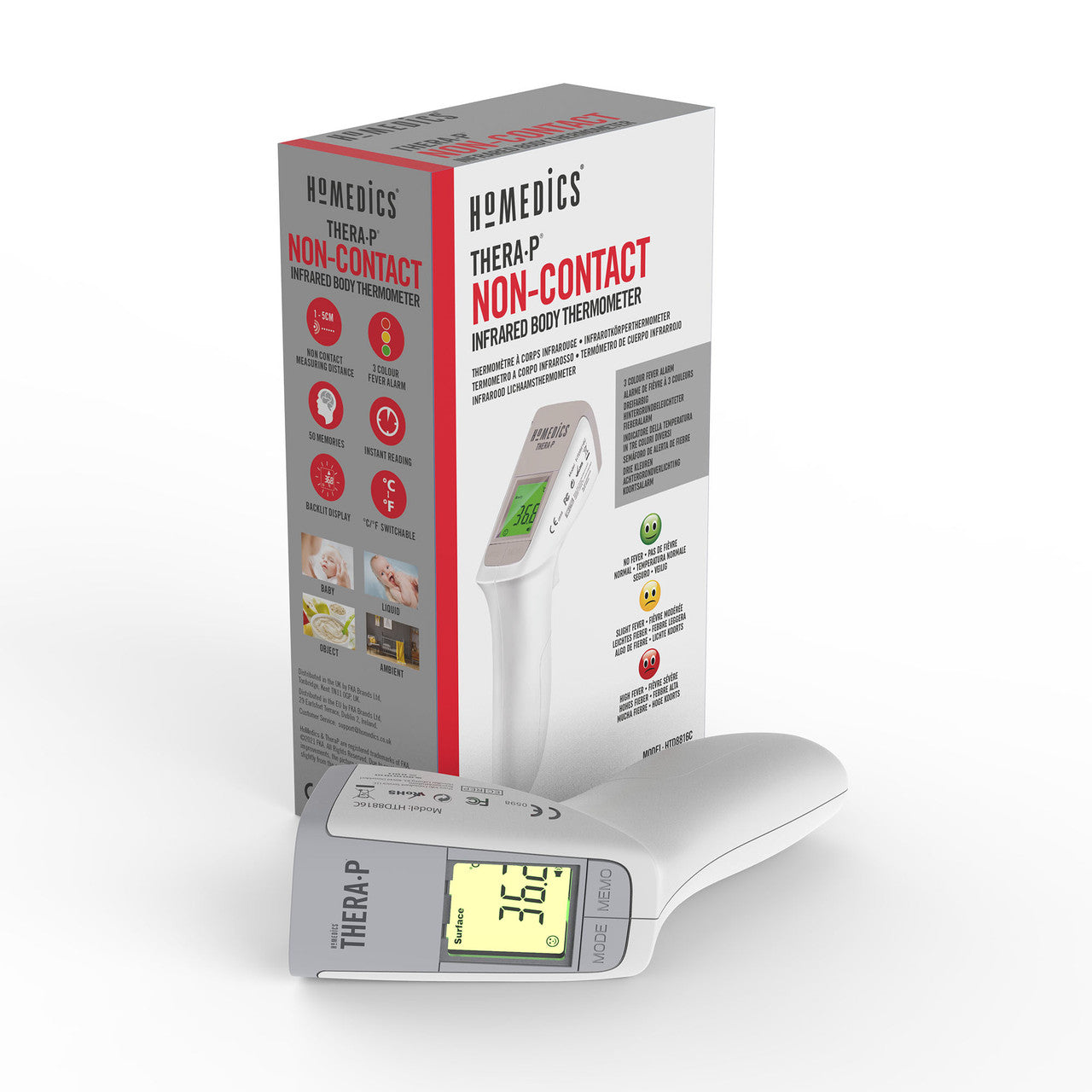 Homedics TE-450-EU Thera-P No-Touch Thermometer