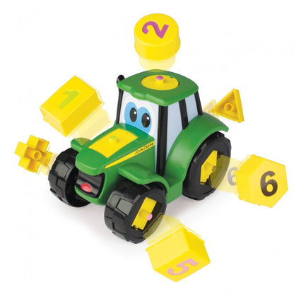 Multicolored children's tractor, Tomy Johnny 326