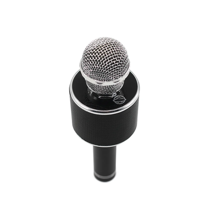 Wireless Bluetooth Karaoke Microphone with Speaker, 5W Power, Manta MIC12-BK Black