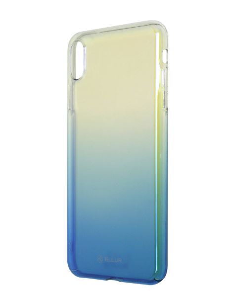Protective cover for iPhone XS MAX in blue color - Tellur Soft Jade