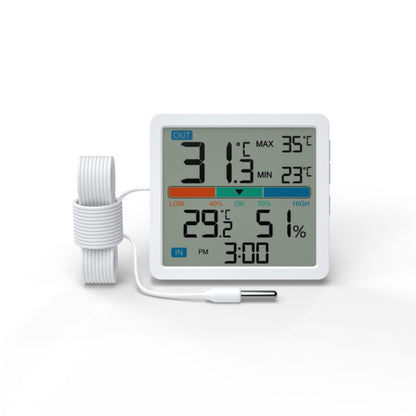 White Multifunctional Thermometer and Hygrometer Manta MTO002W