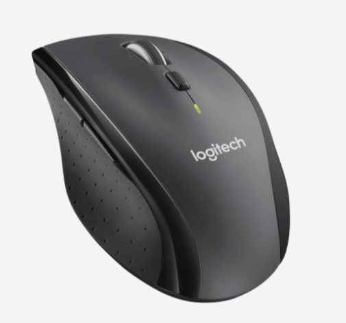 Wireless Office Mouse with Laser Technology, 7 Buttons - Logitech M705 (Black) 