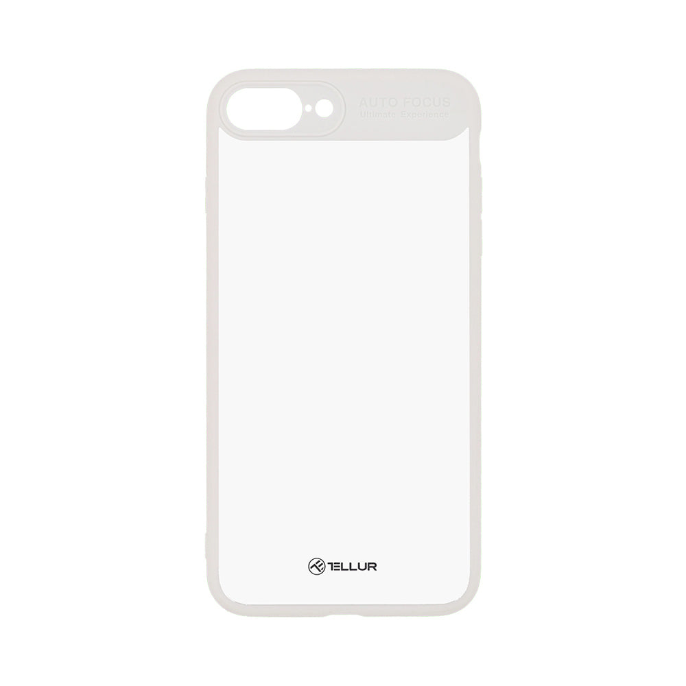 Hybrid protective cover for iPhone 8 Plus in white color Tellur 