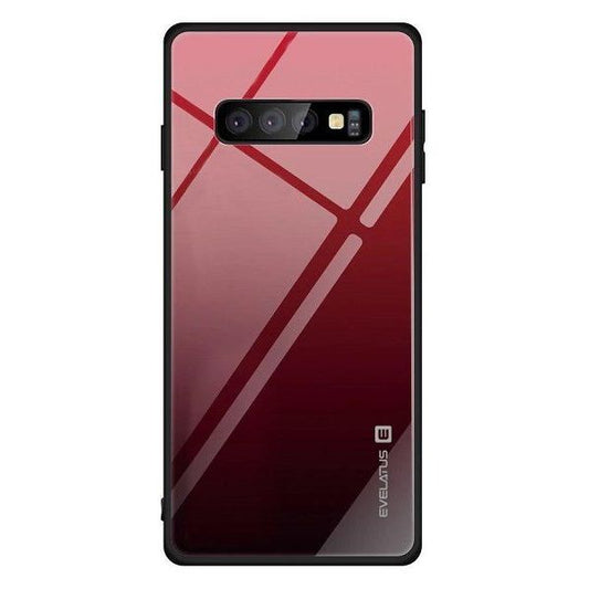 Glass Phone Cover Samsung A20, Red, Evelatus