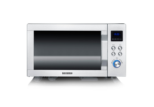 Severin MW 7777 Microwave Oven with Full Surface Ceramic Bottom, Even Heat Distribution, Suitable for Large Dishes