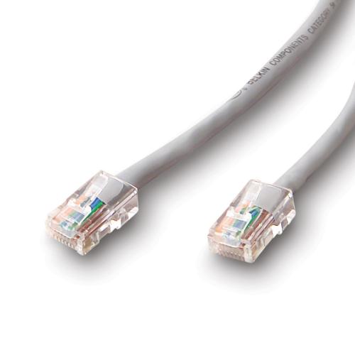 Сетевой кабель UTP CAT5E 1м, RJ45, серый, Sbox