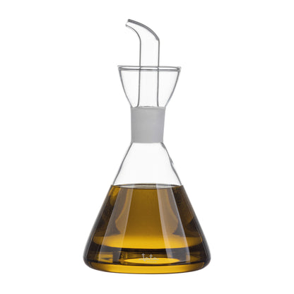 Borosilicate oil bottle with anti-drip system Jata HACC4537