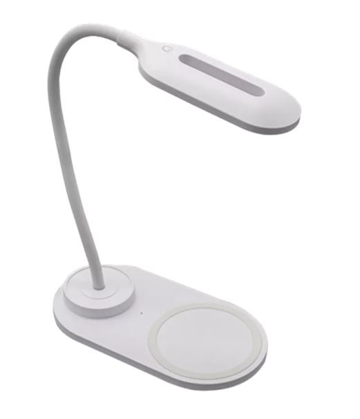 LED galda lampa ar bezvadu lādētāju Denver LQI-55