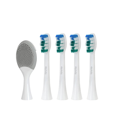 Lovio LVTB124WH-HS SonicProtect PRO Toothbrush Heads Soft White