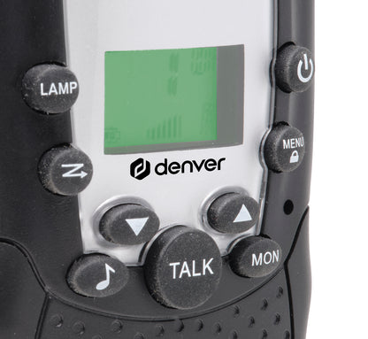 Set of twin walkie-talkies with 8 channels and LED display, Denver WTA-449