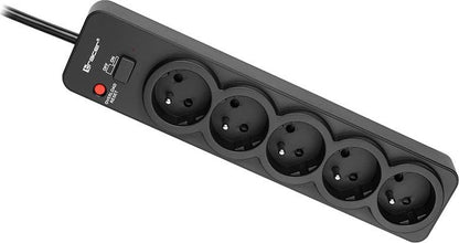 Tracer 46975 PowerGuard 1.8m Black (5 Outlets)