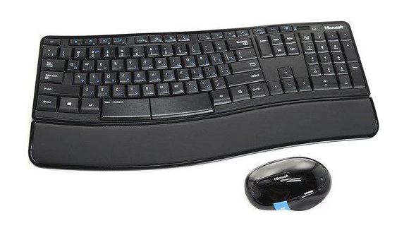 Bezvadu tastatūras un peles komplekts birojam - Microsoft Sculpt Comfort Desktop