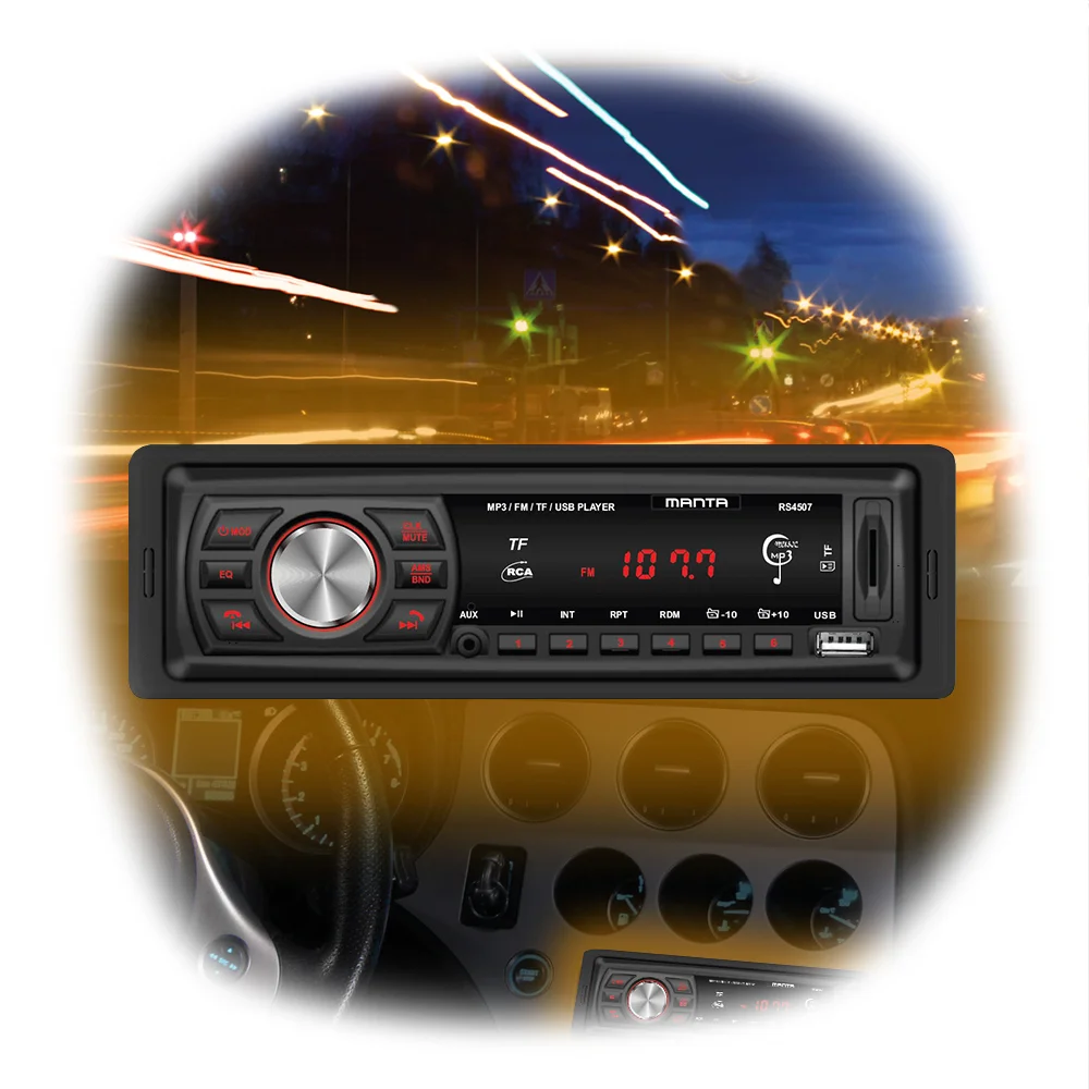 Bluetooth Car Radio with USB, MP3 and TFT Display Manta RS4507