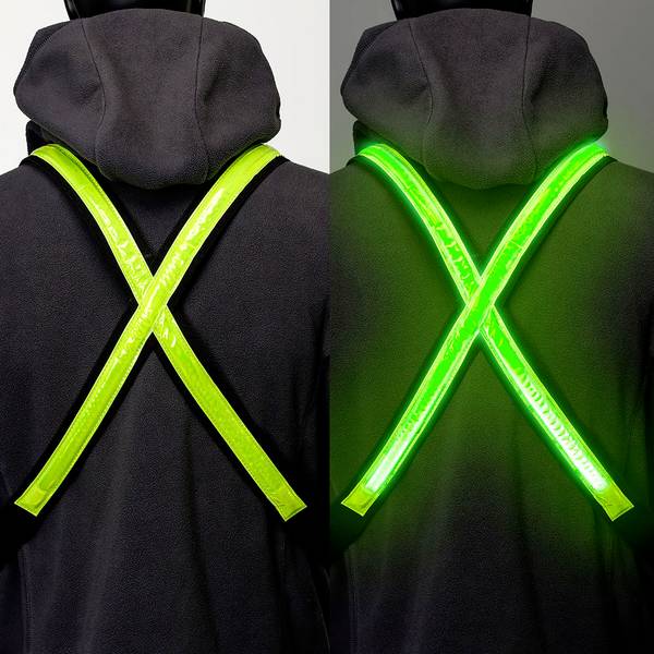 LED vest with bright diodes, Easypix StreetGlow L/XL