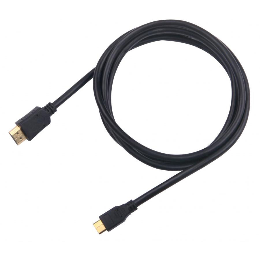 HDMI Mini Cable 2m, 24K Gold Plated Plugs - Sbox 1.4