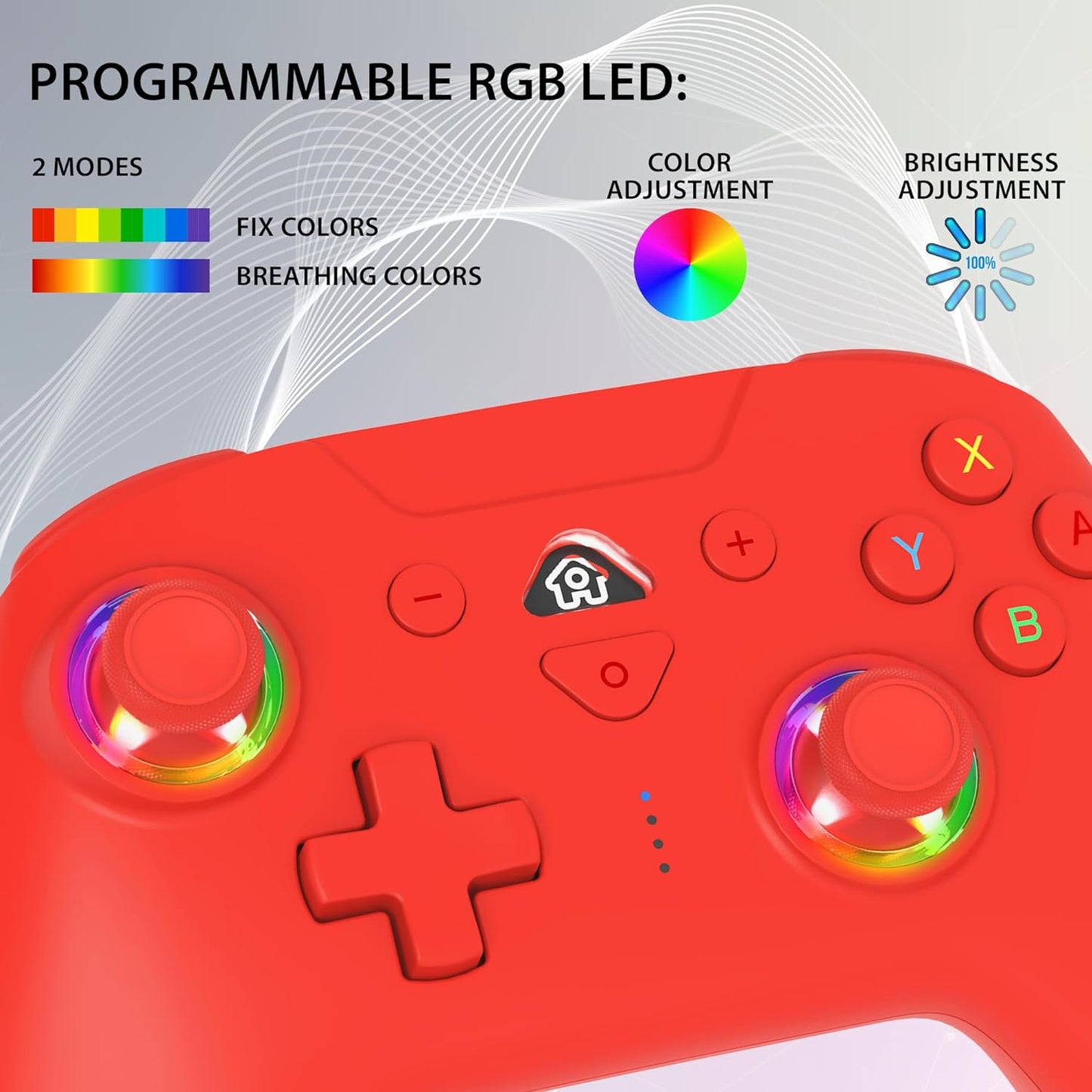 Wireless LED Controller Switch, Red Color - Subsonic