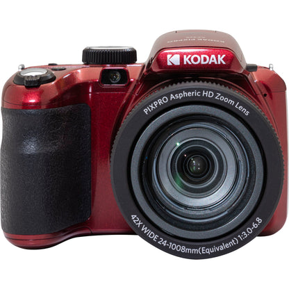 Digital camera with 42x zoom, red - Kodak AZ425