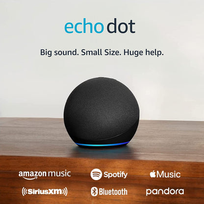 Умная колонка с голосовым помощником Amazon Echo Dot (5-го поколения), уголь