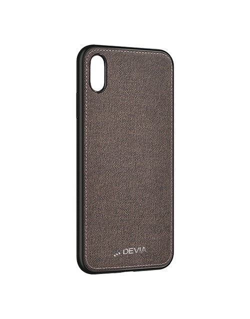 iPhone XS Max fabric case gray - Devia Nature series