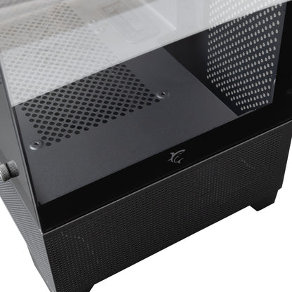 M-ATX Case with Tempered Glass White Shark GCC-2304 Torpedo Black