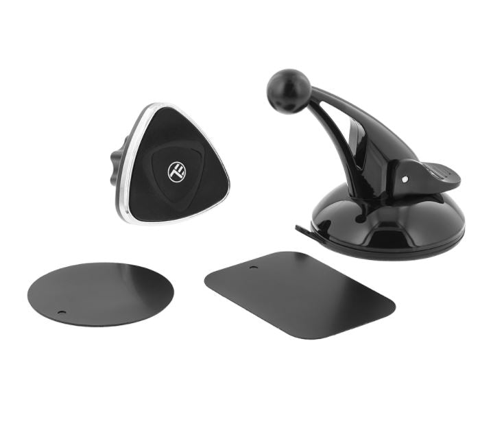 Magnetic car phone holder for window and panel - Tellur