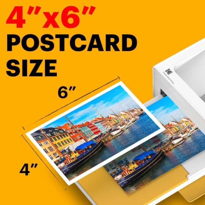 Premium fotoattēlu printeris Bluetooth, 10 papīra lapas - Kodak PD460