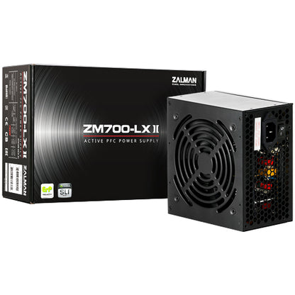 Zalman ZM700-LXII 700Вт, Активная коррекция коэффициента мощности, 85% 