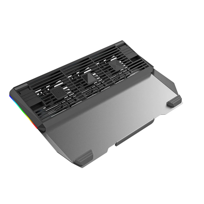 Notebook cooler with RGB LED, 3 fans, adjustable - Tellur Shade