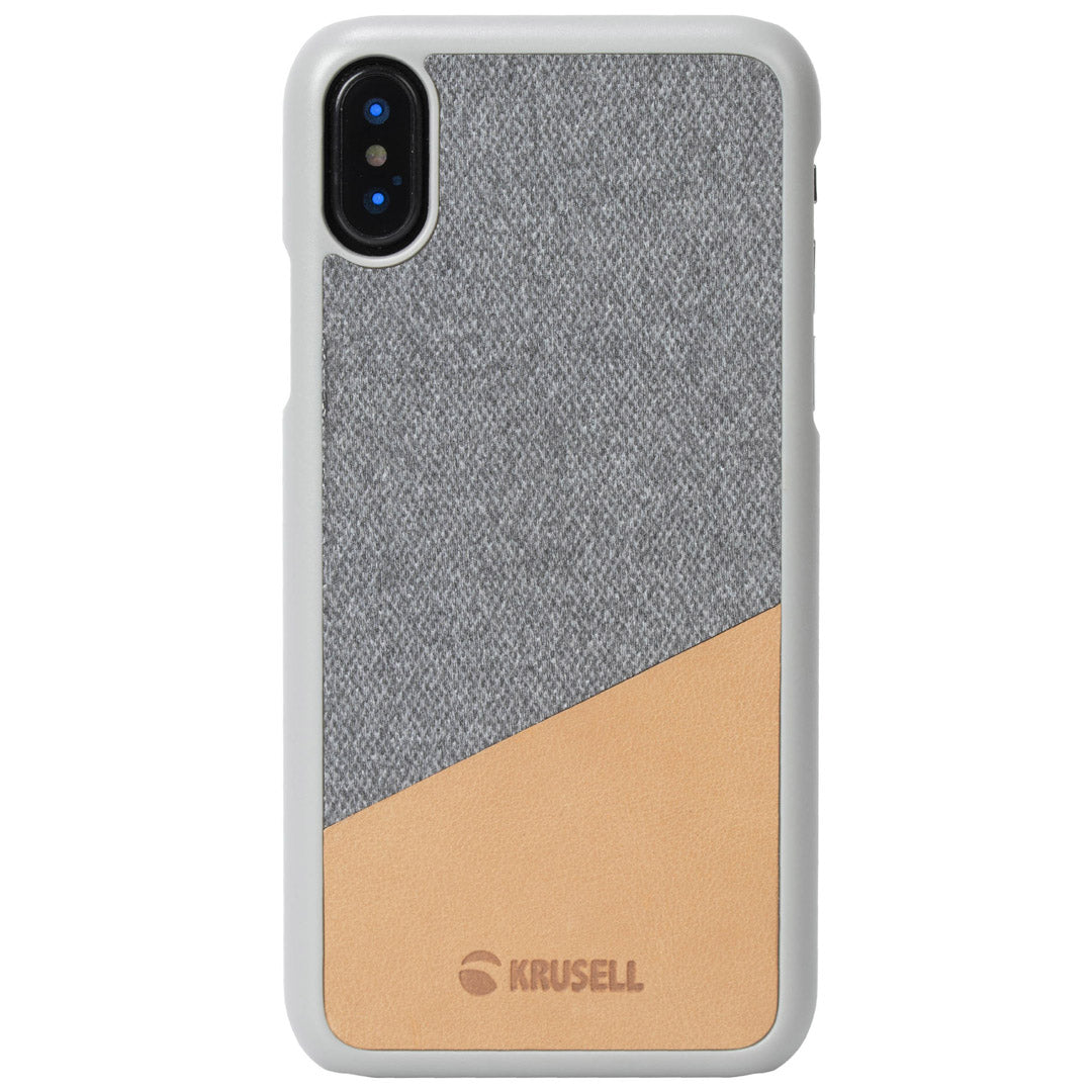 Aizsargvāks iPhone XS Max, bēšs – Krusell Tanum