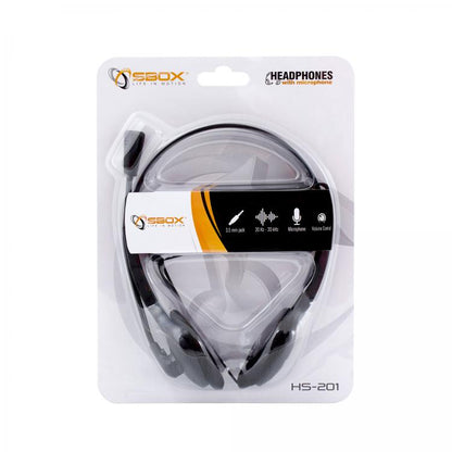 Wired headphones Sbox HS-201
