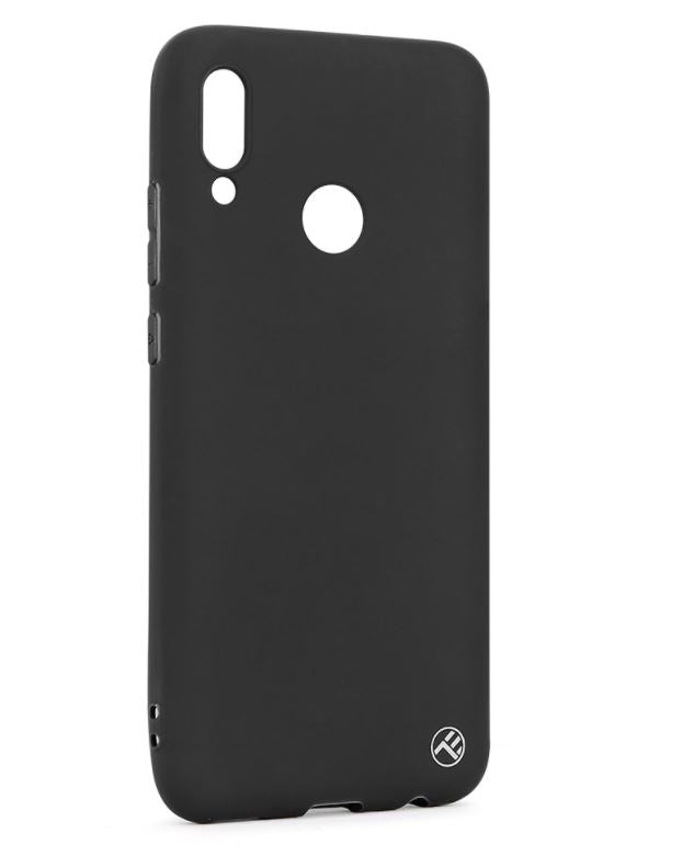 Silicone matte case for Huawei Y9 2019 - black