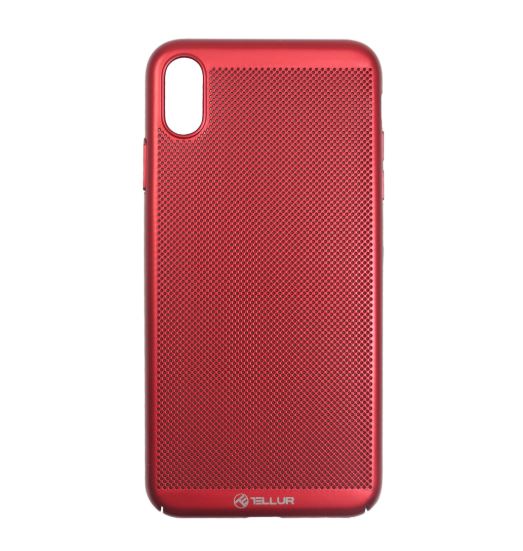 Aizsargvāciņš ar siltuma izkliedēšanu iPhone XS MAX, sarkans, Tellur
